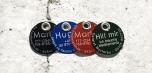Hundemarke Alu rund, 30 mm